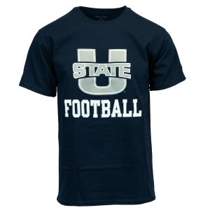 champion utah state football tshirt navy